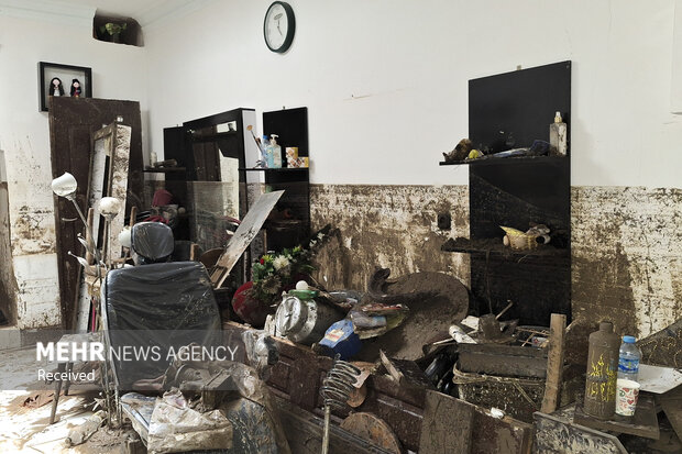 Basij forces assist flood-hit areas in Mashhad