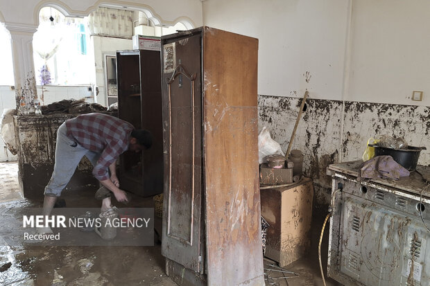 Basij forces assist flood-hit areas in Mashhad