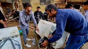 زندگی دشوار مردم سیل زده مشهد 