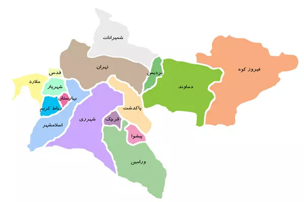 صفر تا ۱۰۰ تشکیل استان تهران شرقی و غربی