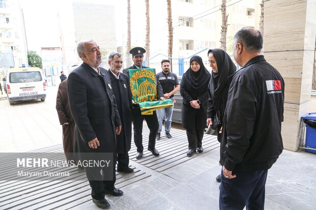 حضور خادمان رضوی در بیمارستان بنت الهدی بجنورد