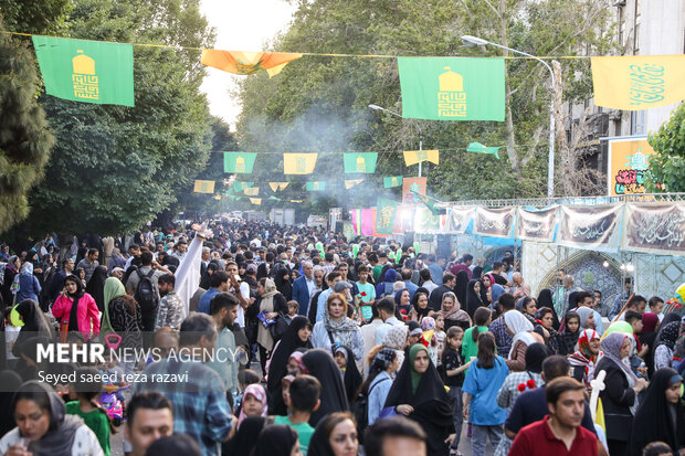 جشن بزرگ امام رضایی‌ها در تهران