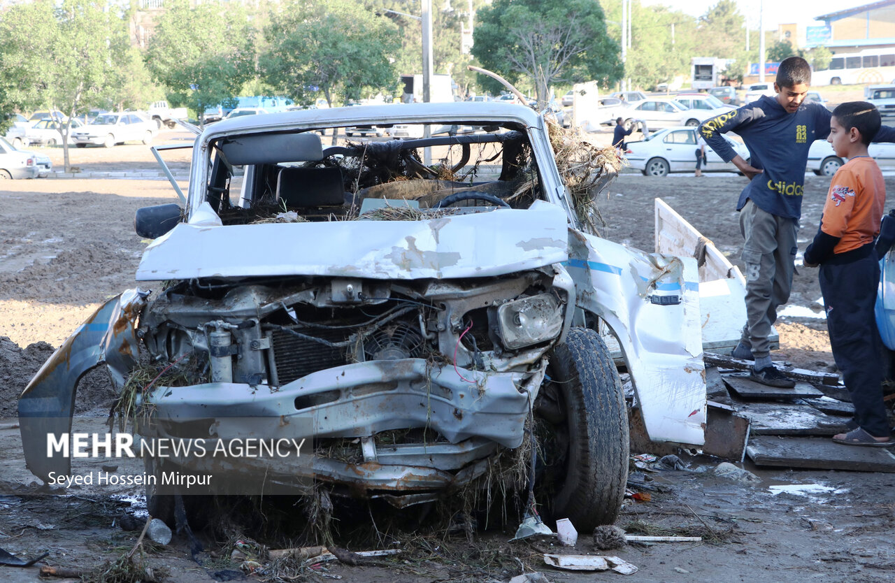 خسارت به ۲۵۰ خودرو در سیل اخیر استان خراسان رضوی