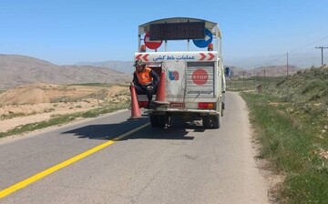 ۳۰۰ کیلومتر از محورهای خراسان شمالی خط‌کشی شد