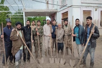 اعزام ۲۰۰ طلبه جهادی به مناطق سیل‌زده فریمان