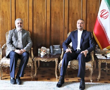 السفير الايراني لدى السعودية يلتقى أمير عبداللهيان