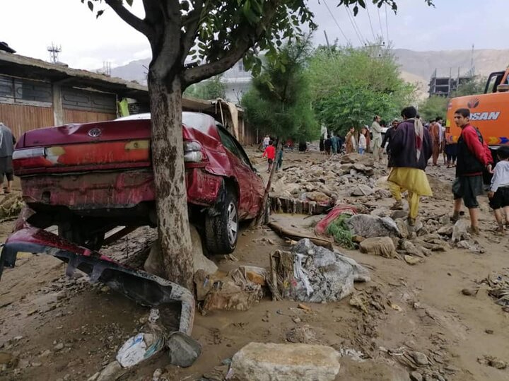 باران شدید و سیل در استان ننگرهار در شرق افغانستان با 5 کشته و 8 زخمی