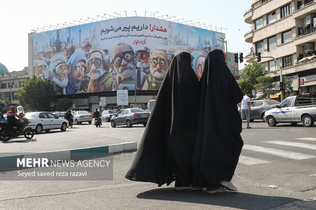 طرح جدید دیوارنگاره میدان انقلاب اسلامی