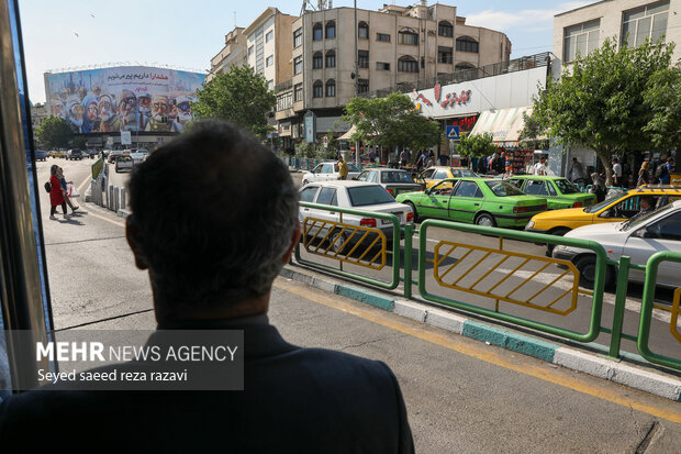 طرح جدید دیوارنگاره میدان انقلاب اسلامی