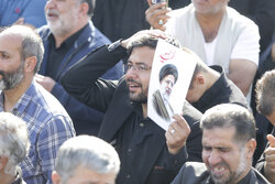People in Mashhad mourn martyrdom of President Raeisi