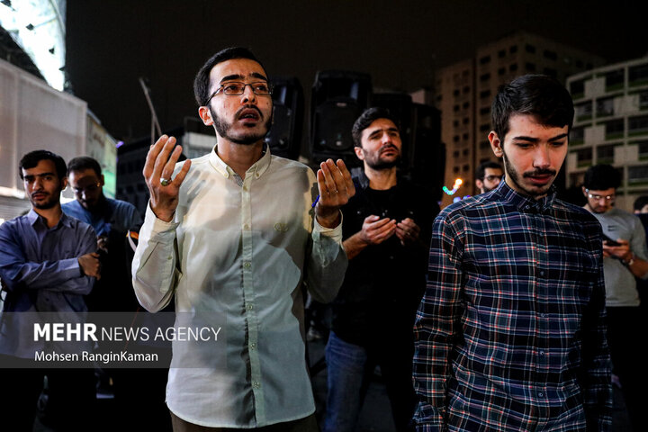دعای مردم تهران برای سلامتی رییس جمهور