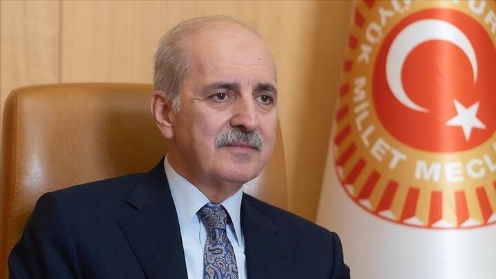 رئیس مجلس ترکیه با مردم و دولت ایران ابراز همدردی کرد