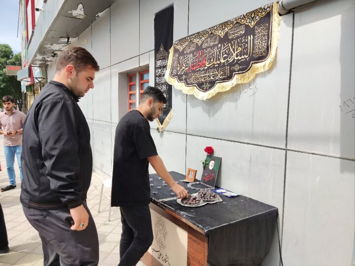 یادبود شهید جمهور و شهدای همراه در دانشکده مدیریت و حسابداری رزن