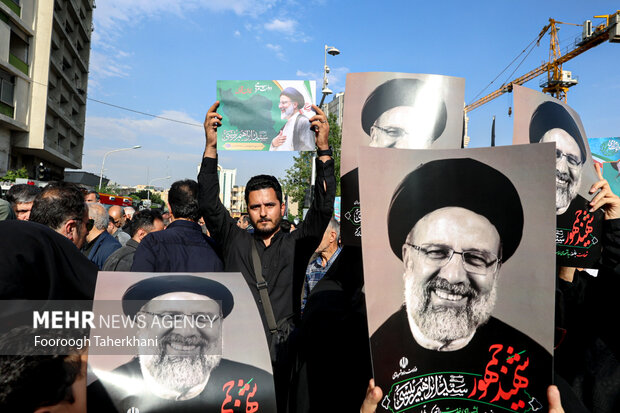 VIDEO: Ceremony in Tehran for former president Ebrahim Raeisi