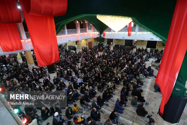 مراسم بزرگداشت شهادت آیت الله رئیسی و همراهان در زنجان