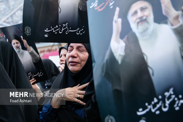 اجتماع مردم تهران در سوگ «سید شهیدان خدمت»