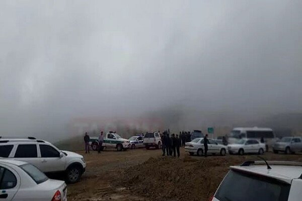 گزارش اختصاصی خبرنگار مهر از شرایط بد آب و هوایی محل سقوط بالگرد