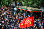 تبریز میں شہید آیت اللہ رئیسی اور رفقا کی تشییع جنازہ