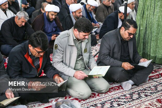 مراسم گرامیداشت رییس جمهور شهید و شهدا خدمت در مسجد انقلاب بجنورد