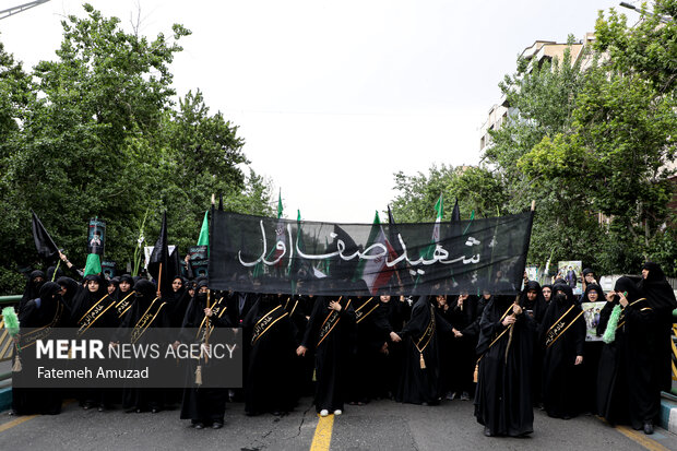 عزاداری دانشجویان در سوگ شهدای خدمت