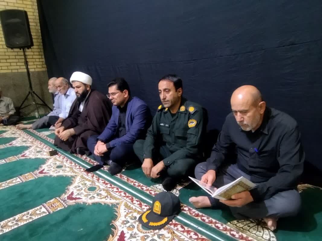 مراسم سوگواری شهادت رئیسجمهور و همراهانش در شبانکاره برگزار شد