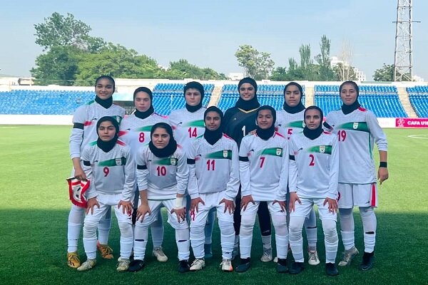 پیروزی تیم فوتبال دختران ایران در تورنمنت کافا