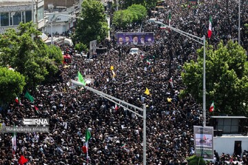 راشاتودی: میلیون‌ها نفر از مردم ایران در مراسم تشییع رئیس‌جمهور رئیسی و همراهانش شرکت کردند