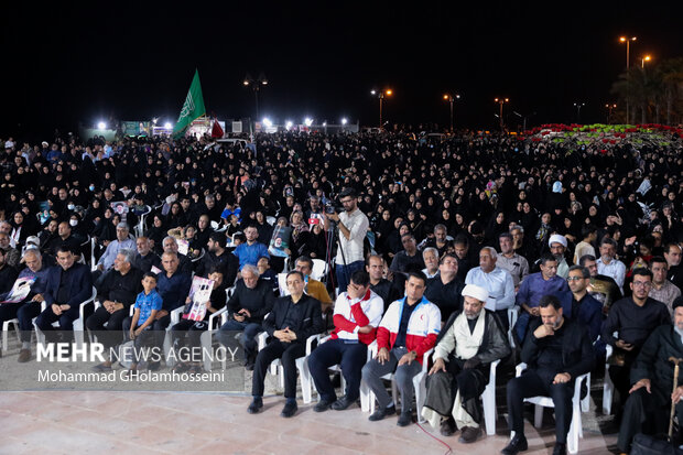 اجتماع برگ عزاداران سید شهیدان خدمت در بوشهر