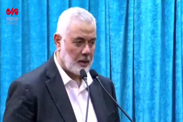 Hamas chief condoles Iran on behalf of Palestinian nation