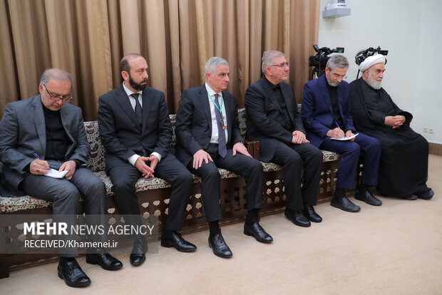دیدار نخست وزیر ارمنستان با رهبر معظم انقلاب اسلامی