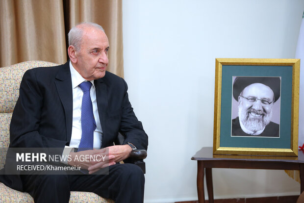 دیدار رئیس مجلس لبنان با رهبر معظم انقلاب اسلامی