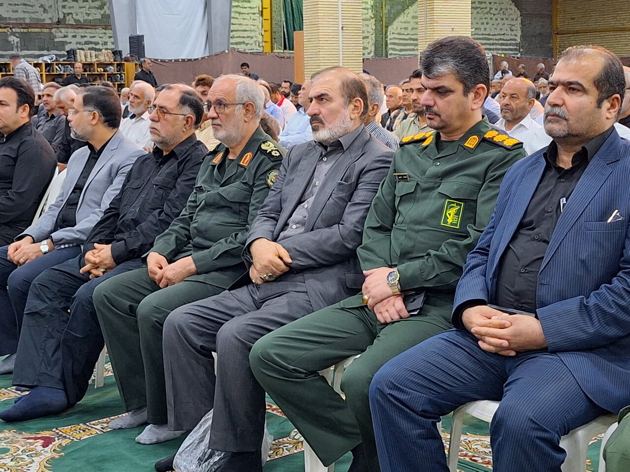 مراسم بزرگداشت شهادت رئیس جمهور و شهدای خدمت در گناوه برگزار شد