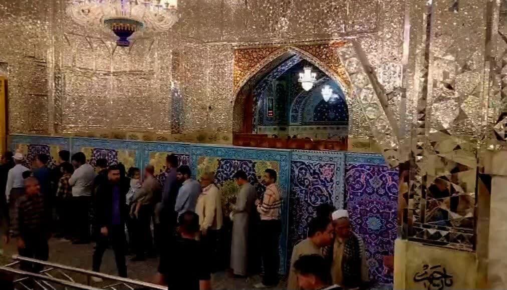 محل دفن شهید آیت الله رییسی در حال آماده سازی است