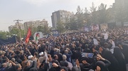 بیرجند کی فضا میں "اے رہبر آزادہ، آمادہ ایم آمادہ" کے فلک شگاف نعرے بلند