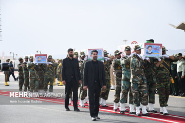 Funeral ceremony of martyr Raeisi in Birjand