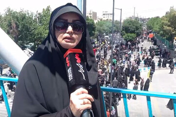 گزارش خبرنگار مهر از تشییع پیکر وزیر امور خارجه شهید در خیابان ری