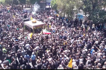 تہران: وزیر خارجہ شہید عبد اللہیان کی تشییع جنازہ میں عوام کا ازدحام