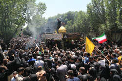 شہر رے میں شہید امیرعبداللہیان کی تشییع جنازہ