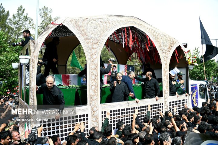 مراسم استقبال و تشییع پیکر رئیس جمهور شهید حجت الاسلام رئیسی