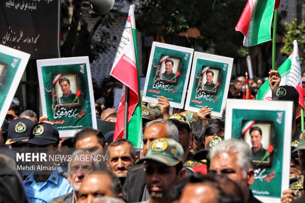 پیکر شهید «بهروز قدیمی» در زادگاهش به خاک سپرده شد