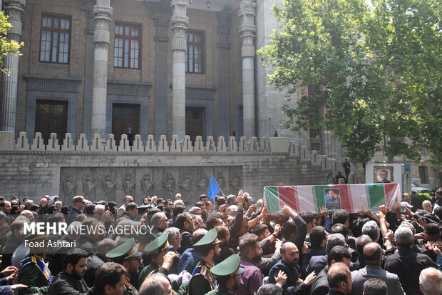 Emir Abdullahiyan'ın cenaze töreninden fotoğraflar