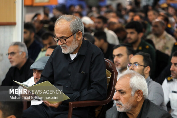مراسم بزرگداشت رئیس جمهور شهید در حسینیه عاشقان ثارالله بوشهر