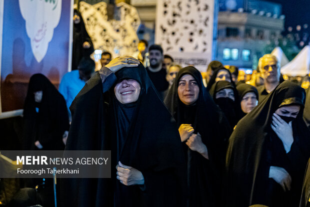 شام غریبان شهدای خدمت