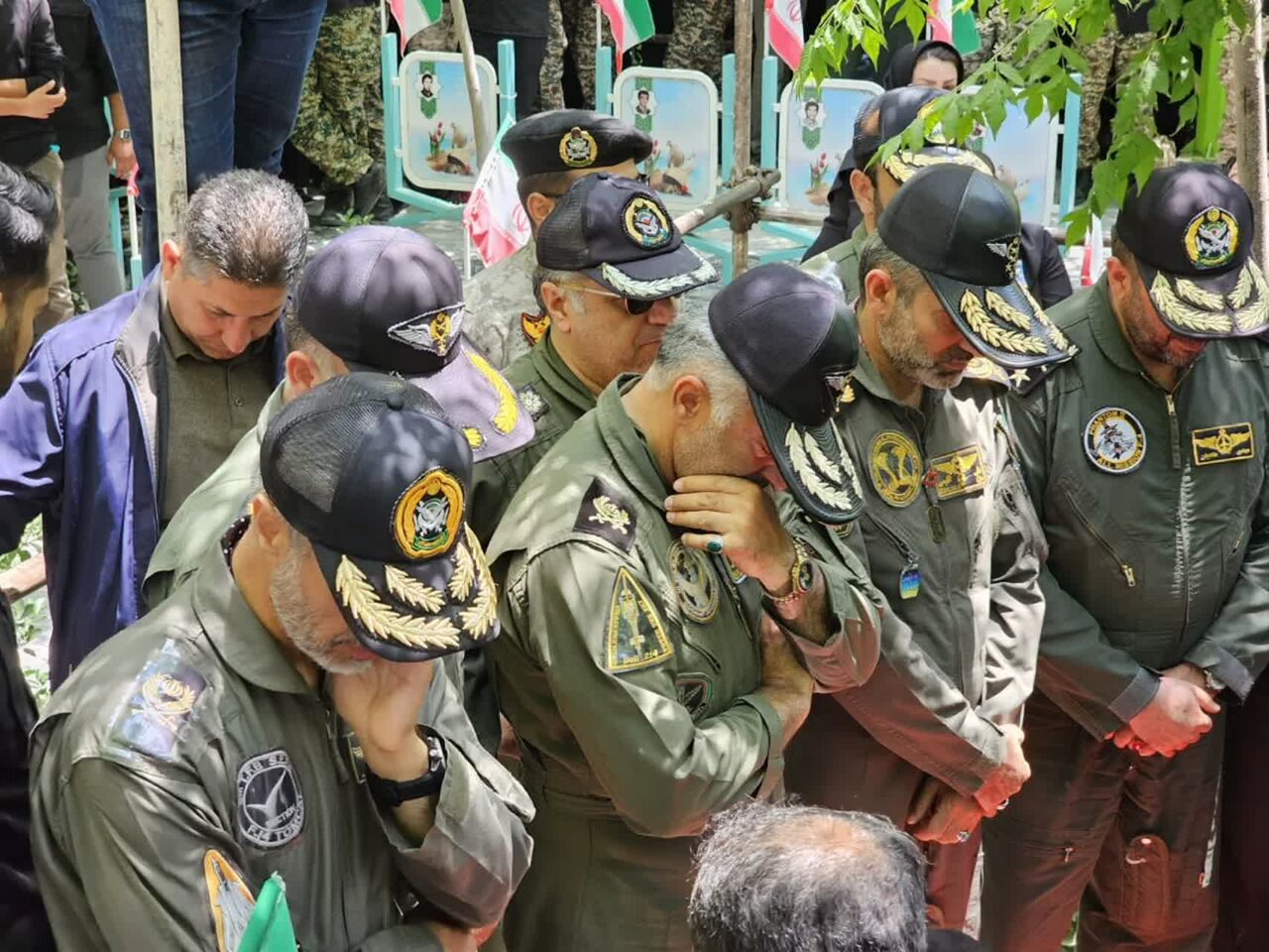 پیکر خلبان شهید سرتیپ دوم محسن دریانوش به خاک سپرده شد