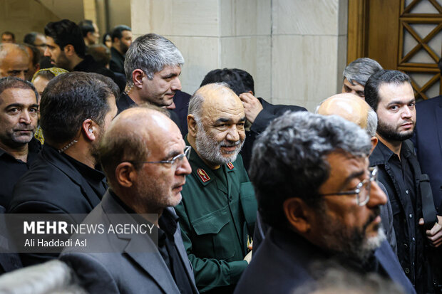 Mourning ceremony of martyr Hossein Amir-Abdollahian
