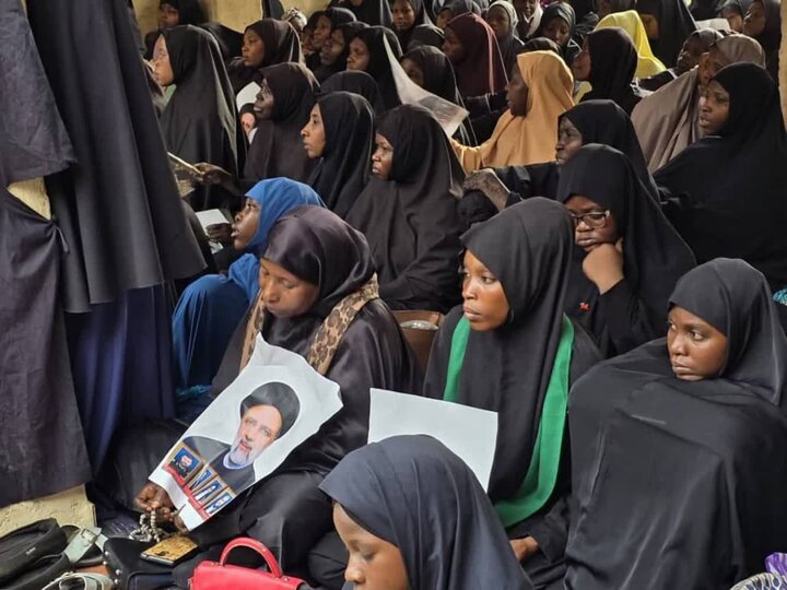 عزاداری مردم نیجریه برای رئیس‌جمهور شهید ایران+ فیلم و عکس