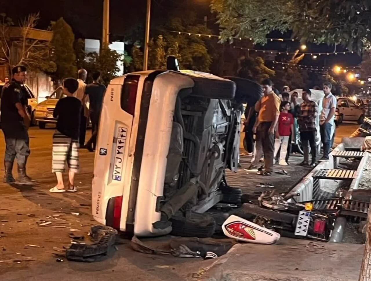 ‌تصادف خونین در جاده میناب به بندرعباس با ۴ کشته