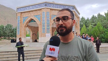 حضور دانشجویان بین الملل کرمانشاه در مراسم گرامیداشت شهید رییسی