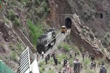 VIDEO: Derailment of a train in Iran's Khoy