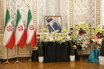 ادای احترام و امضای دفتر یاد بود شهدای خدمت توسط سفرای خارجی در تهران